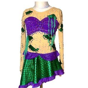 Mermaid Figure Skating Dress